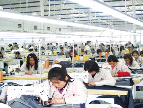 成都圣浪服飾有限公司,A車(chē)間